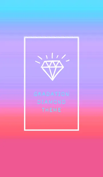 [LINE着せ替え] グラデーション ダイアモンド  233の画像1