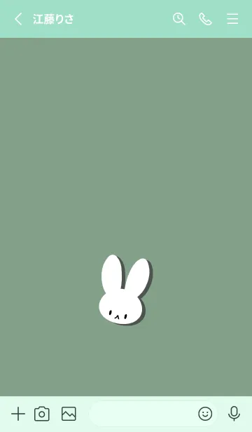 [LINE着せ替え] ミニ ラビット 20の画像2