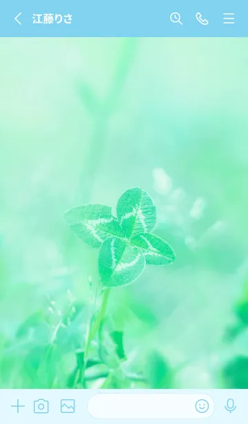 [LINE着せ替え] 四つ葉のクローバー Vintage Lens #14-13の画像2