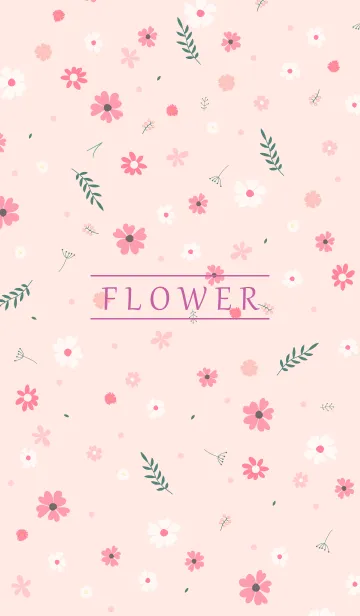 [LINE着せ替え] MANY FLOWERS PINK 92の画像1