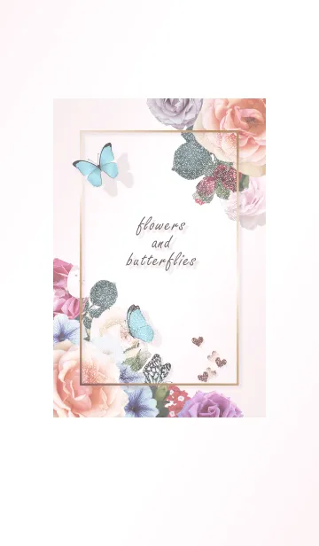 [LINE着せ替え] フラワー♥dustypink15_1の画像1