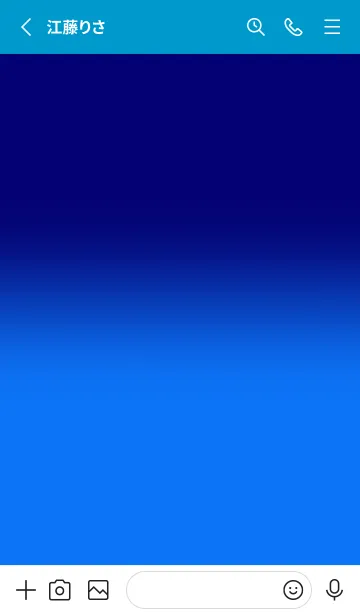 [LINE着せ替え] Deep Blue & Deep Sky Blue V5 (JP)の画像2