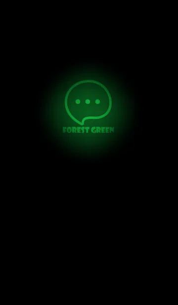 [LINE着せ替え] Forest Green Neon Theme V4 (JP)の画像1