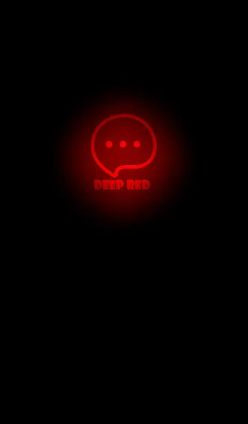 [LINE着せ替え] Deep Red Neon Theme V4 (JP)の画像1