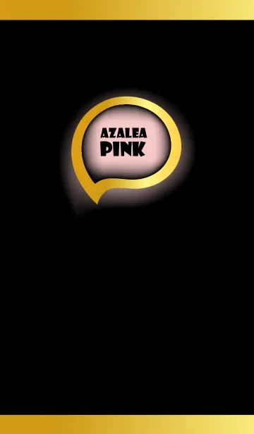 [LINE着せ替え] Azalea Pink Gold Black Theme (JP)の画像1