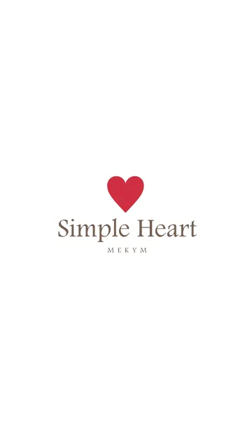 [LINE着せ替え] SIMPLE HEART-LOVE 22の画像1