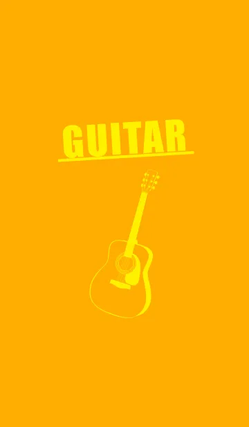 [LINE着せ替え] GUITAR COLOR  ディープサンフラワーの画像1