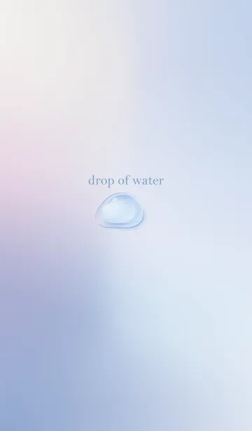 [LINE着せ替え] drop of water..5の画像1