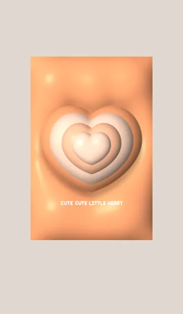 [LINE着せ替え] Cute Cute Little Heart JPN New Theme 2の画像1