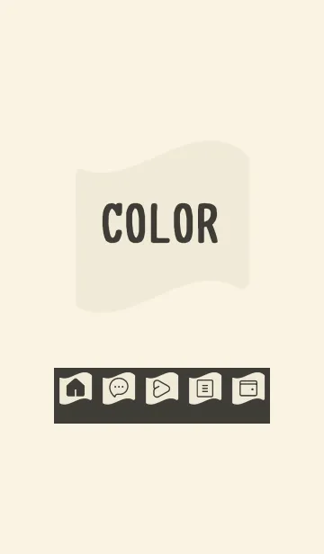 [LINE着せ替え] beige color P23の画像1