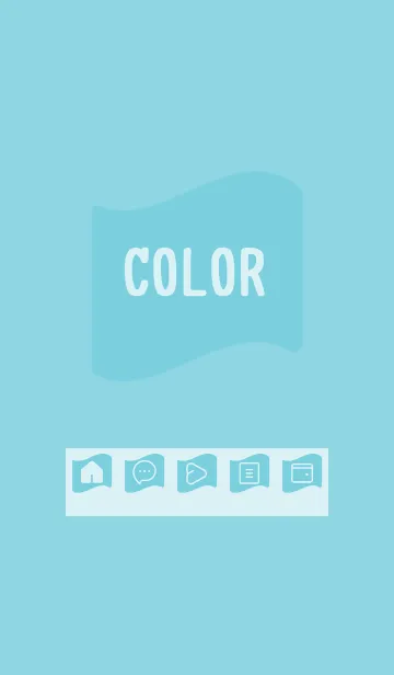 [LINE着せ替え] green color P46の画像1