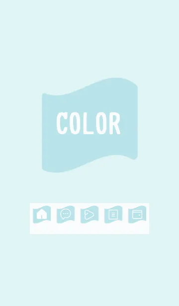 [LINE着せ替え] green color P49の画像1