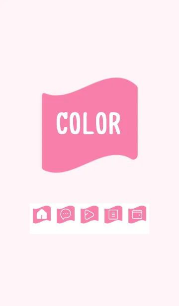[LINE着せ替え] pink color P21の画像1