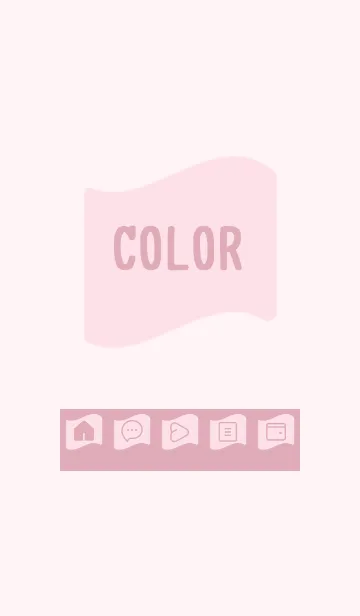 [LINE着せ替え] pink color P25の画像1