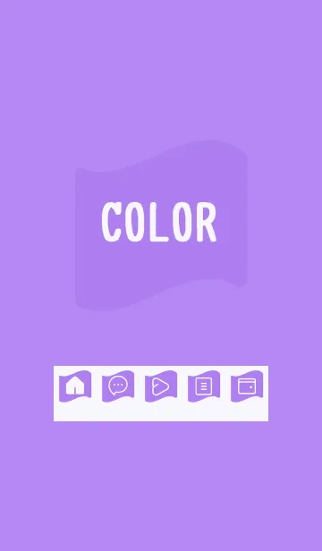 [LINE着せ替え] purple color P21の画像1