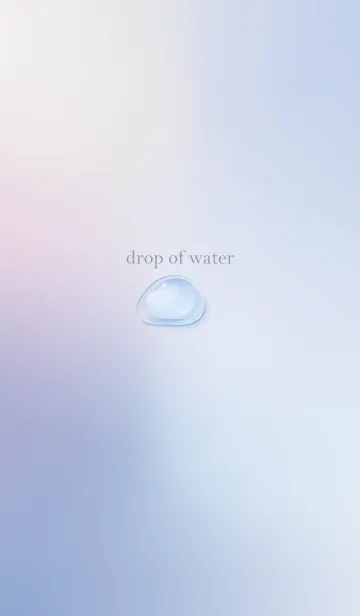 [LINE着せ替え] drop of water..6の画像1