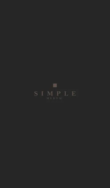 [LINE着せ替え] MATTE BLACK-SIMPLE SQUARE 13の画像1