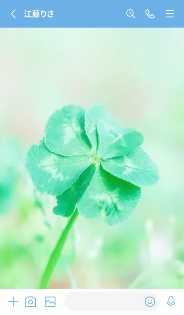 [LINE着せ替え] 七つ葉のクローバー 無限の幸福 #1-9の画像2