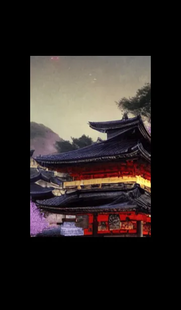 [LINE着せ替え] 和の夜桜#DX231。の画像1