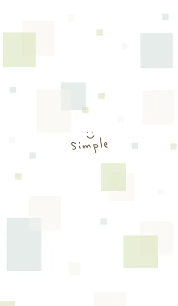 [LINE着せ替え] 大人シンプル四角23の画像1