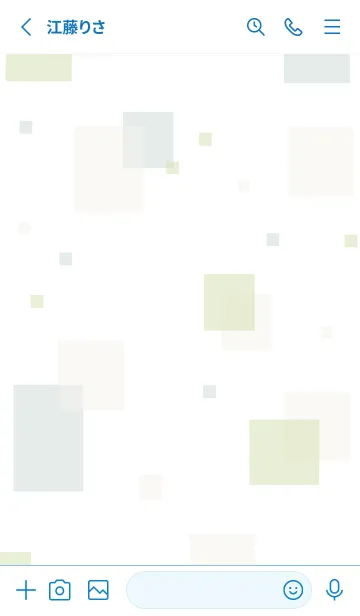 [LINE着せ替え] 大人シンプル四角23の画像2