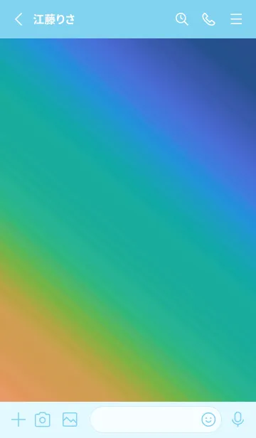 [LINE着せ替え] グラデーション ミニ スター 216の画像2