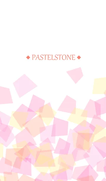 [LINE着せ替え] Pastel Stone-PINK 22の画像1