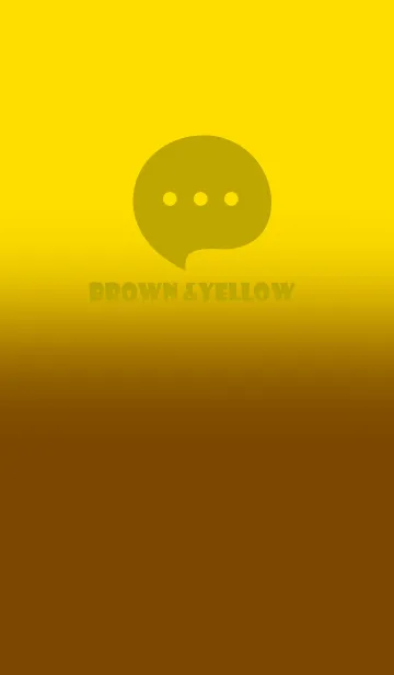 [LINE着せ替え] Brown & Yellow V5 (JP)の画像1