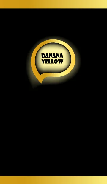 [LINE着せ替え] Banana Yellow Gold Black Theme (JP)の画像1