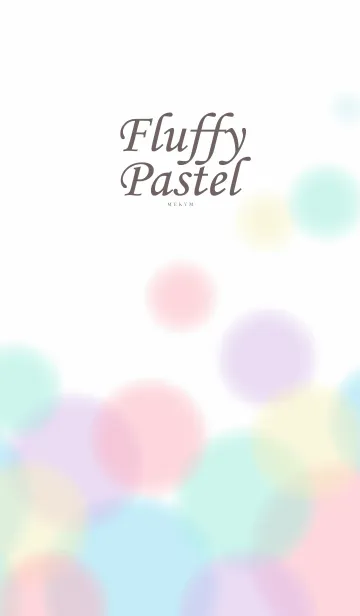 [LINE着せ替え] Fluffy Pastel.MEKYM 19の画像1