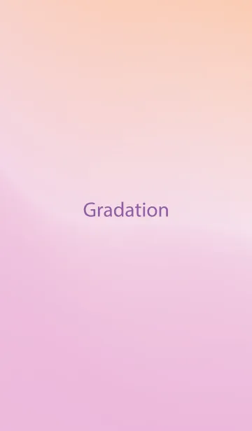 [LINE着せ替え] gradation ORANGE&PINK 68の画像1