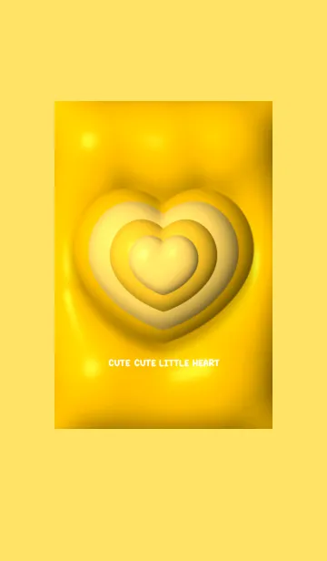 [LINE着せ替え] Cute Cute Little Heart JPN New Theme 5の画像1