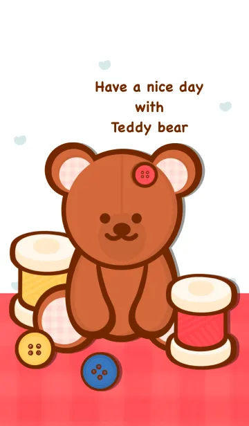[LINE着せ替え] Little teddy bear 12 :)の画像1