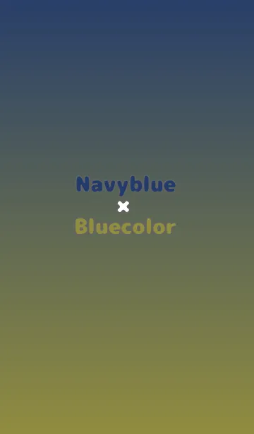 [LINE着せ替え] 紺色★鶯色.TKCの画像1