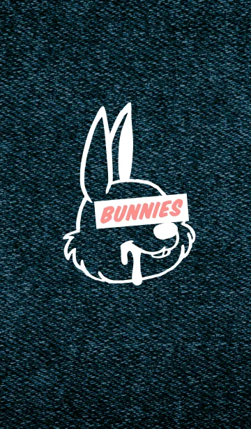 [LINE着せ替え] カラー デニム バニー 13の画像1