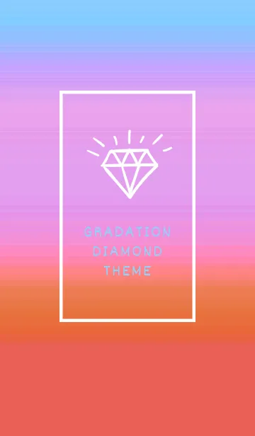 [LINE着せ替え] グラデーション ダイアモンド  234の画像1