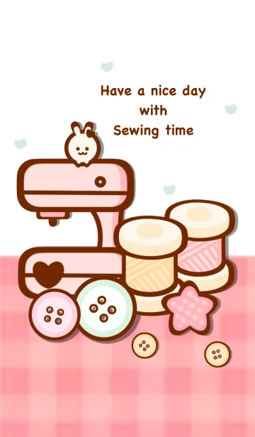 [LINE着せ替え] Lovely sewing tools 12の画像1