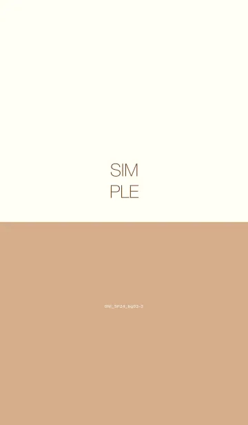 [LINE着せ替え] 0Ni_24_ベージュ2-3の画像1