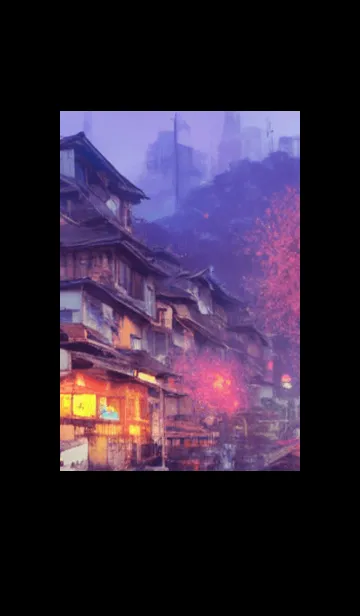 [LINE着せ替え] 和の夜桜#DY03。の画像1