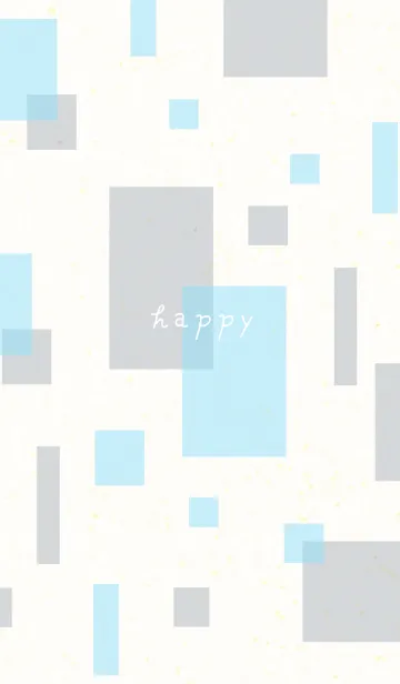 [LINE着せ替え] 2色の四角18の画像1