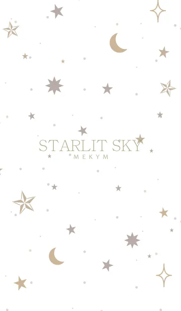 [LINE着せ替え] SIMPLE STARLIT SKY.MEKYM 12の画像1