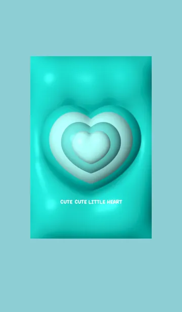 [LINE着せ替え] Cute Cute Little Heart JPN New Theme 6の画像1