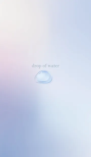 [LINE着せ替え] drop of water..10の画像1