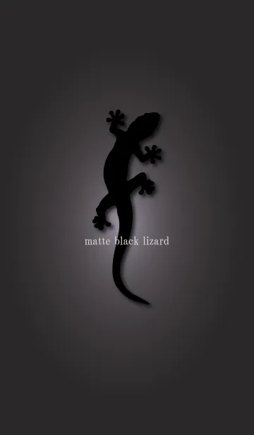 [LINE着せ替え] matte black lizard 3の画像1