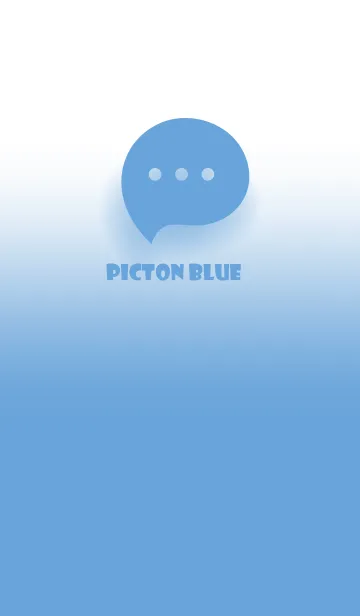 [LINE着せ替え] Picton Blue & White Theme V.3 (JP)の画像1