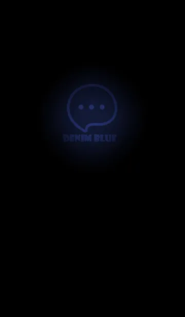[LINE着せ替え] Denim Blue Neon Theme V4 (JP)の画像1