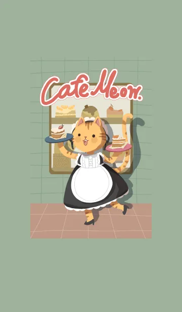 [LINE着せ替え] Cafe meowの画像1