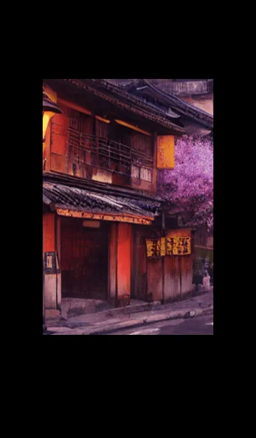 [LINE着せ替え] 和の夜桜#DY32。の画像1