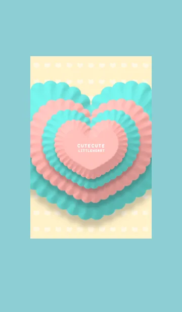 [LINE着せ替え] Cute Cute Little Heart Theme JPNの画像1