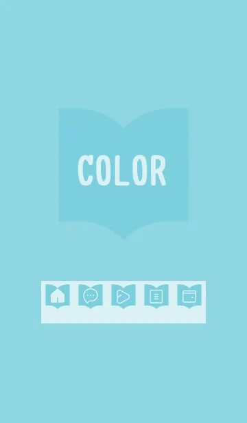 [LINE着せ替え] green color Q46の画像1